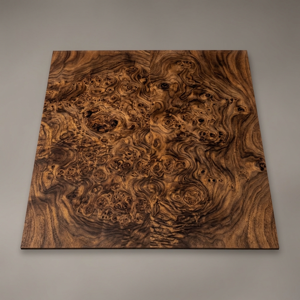 Burled Walnut Veneer Sheet